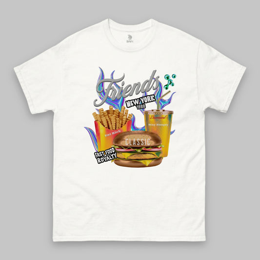 Friends Classic T-Shirt – Fast Food Royalty – Unisex