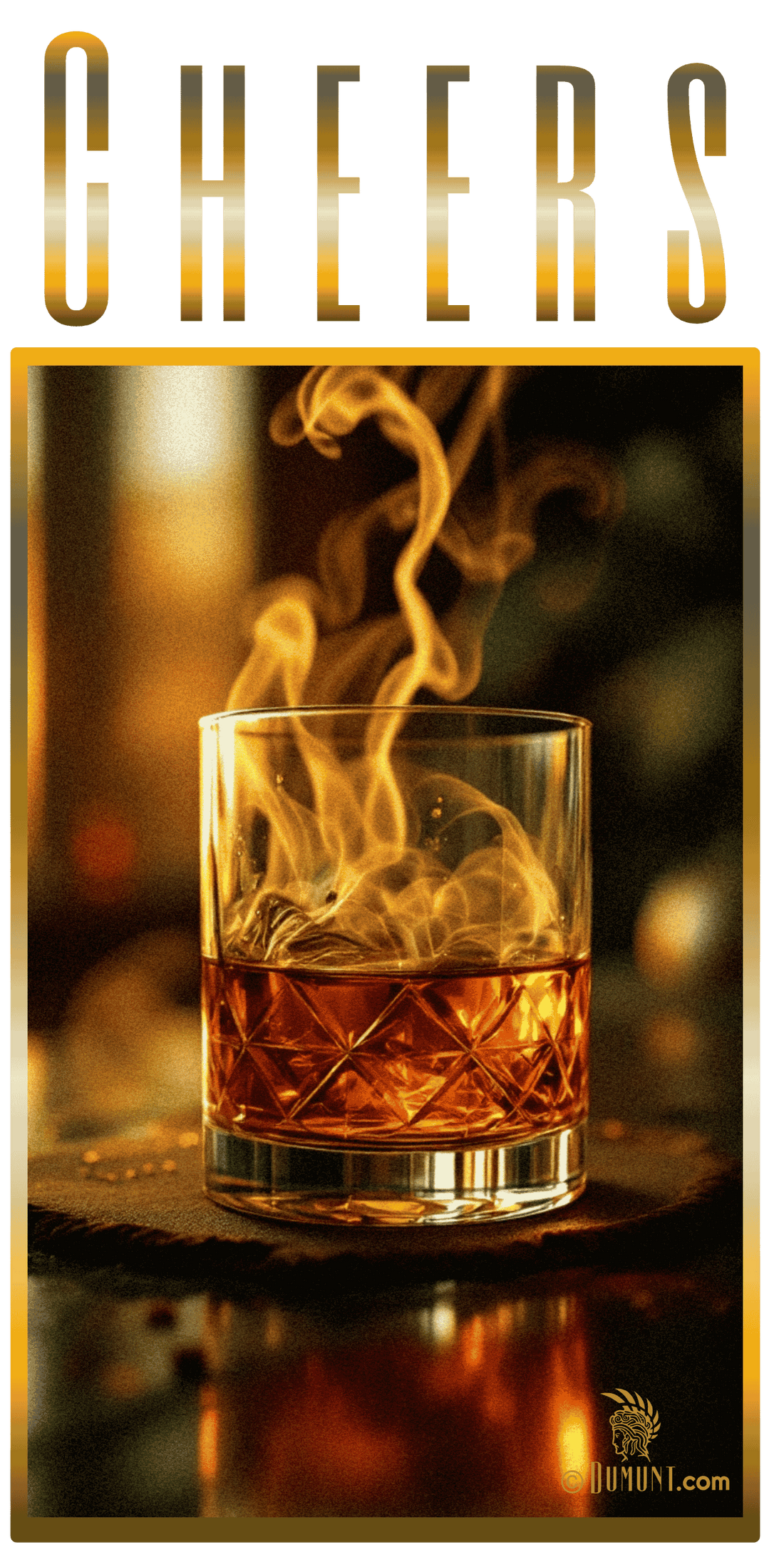 Luxury smoked whiskey experience with premium whiskey smoker kit and cinematic home bar atmosphere