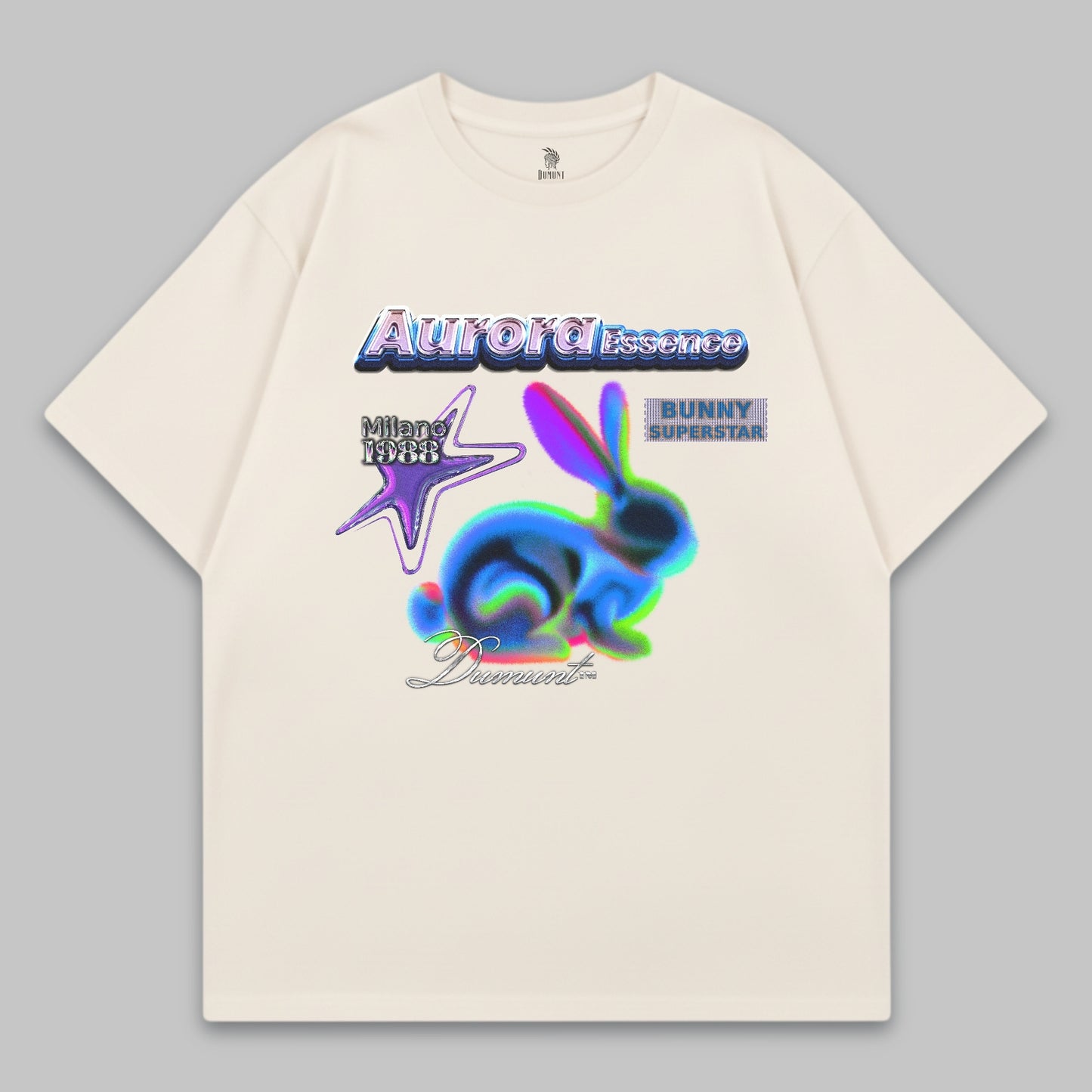 Aurora Essence Oversized T-Shirt – Bunny Superstar Edition