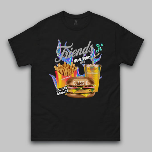 Friends Classic T-Shirt – Fast Food Royalty – Unisex