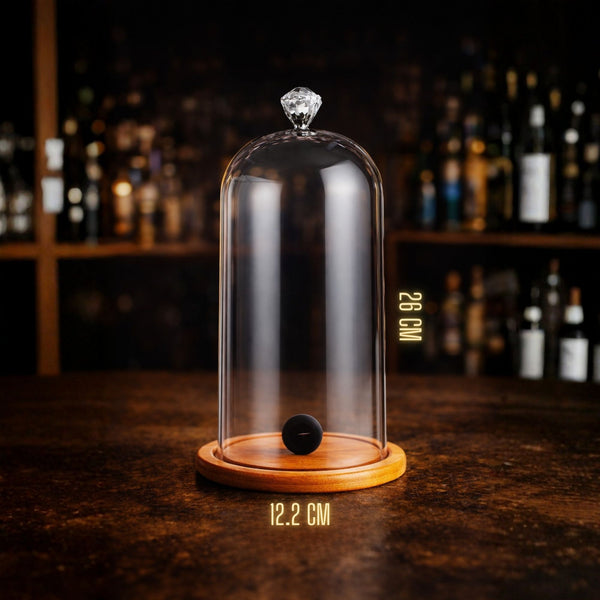 Molecular Smoke Dome Cover – Glass Food & Cocktail Smoking Lid
