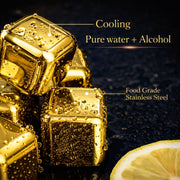 Reusable Whiskey Ice Cubes Set – 8pcs Stainless Steel