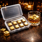 Reusable Whiskey Ice Cubes Set – 8pcs Stainless Steel