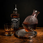Rotating Crystal Decanter – 1500ml 360° Whiskey & Wine Decanter