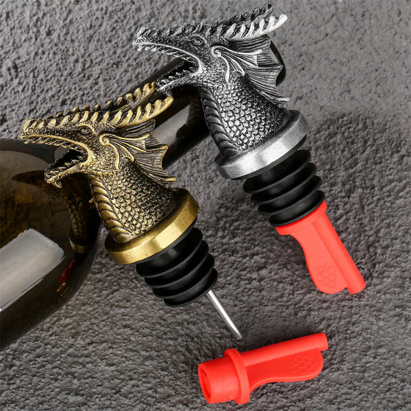 Dragon Wine & Whiskey Pourer & Stopper