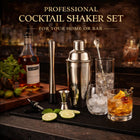 Cocktail Shaker Set – 9-Piece Stainless Steel Professional Bartender Kit