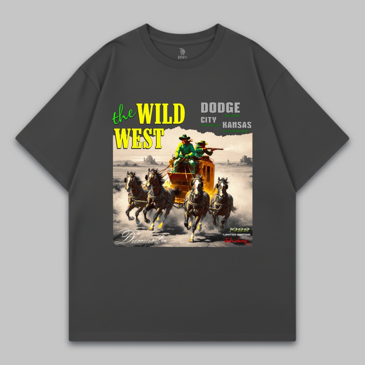 The Wild West Oversized T-Shirt – Outlaw Poster Edition