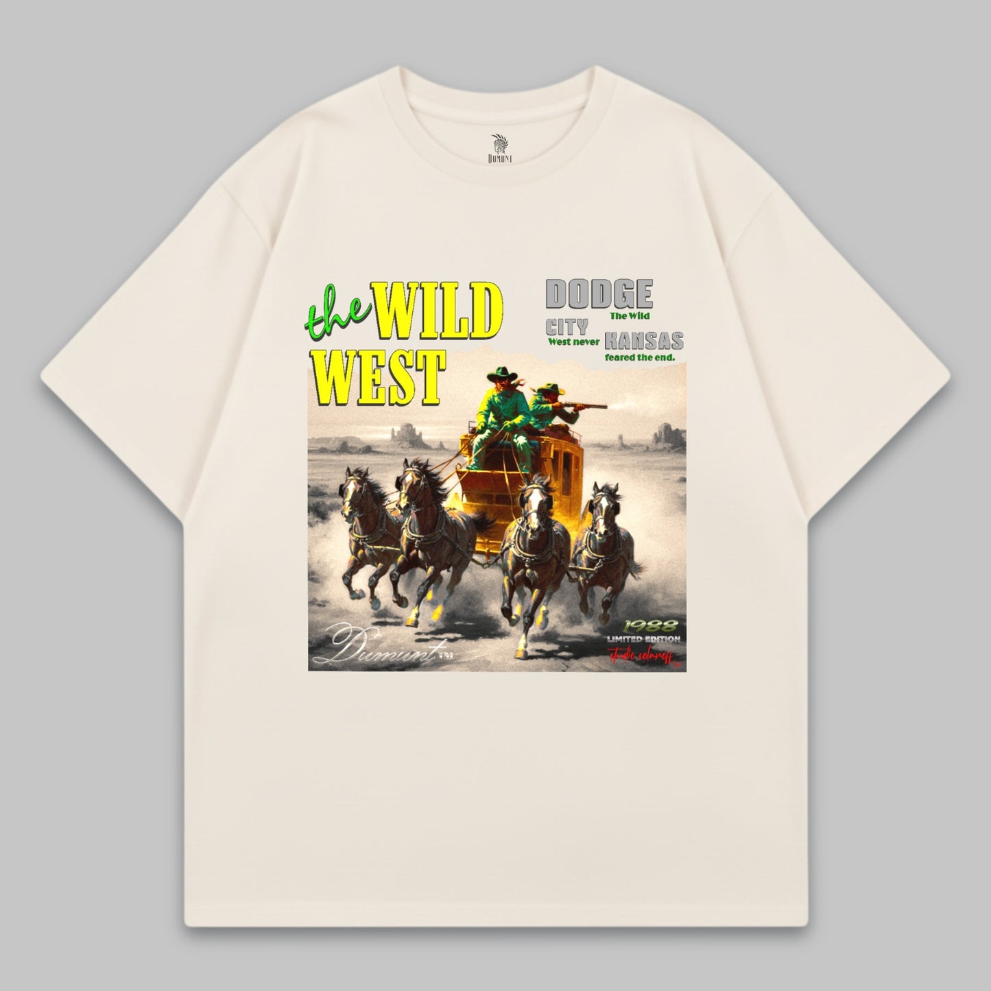 The Wild West Oversized T-Shirt – Outlaw Poster Edition