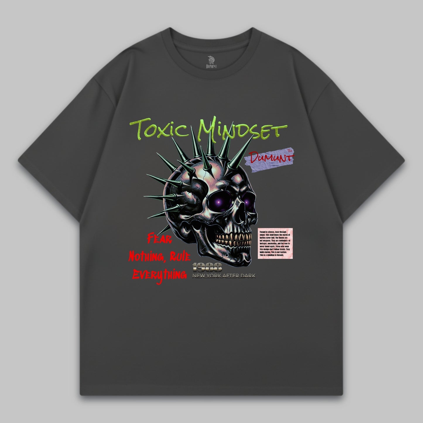 Toxic Mindset Oversized T-Shirt – Inner Conflict Edition