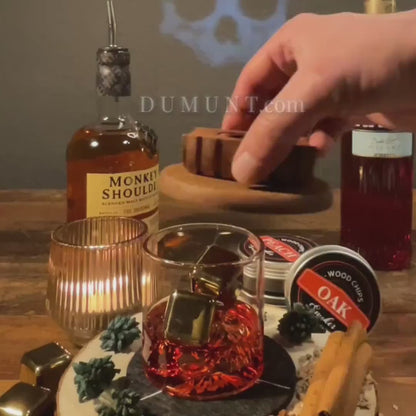 Barrel Whiskey Smoker Kit – Weinfass Style Cocktail Smoker für Bourbon & Drinks