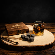 Whiskey Stones Set – Reusable Chilling Stones for Whiskey, Bourbon & Scotch